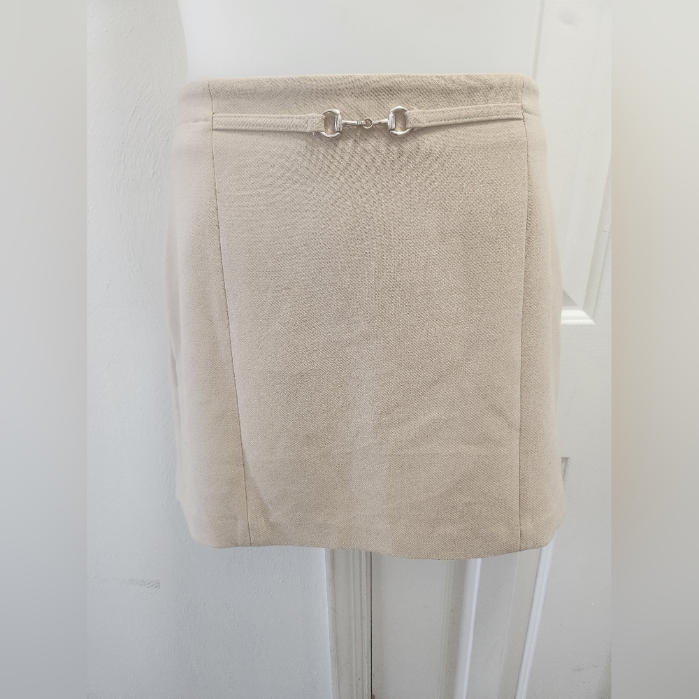 H&M Cream Skirt SIZE 10